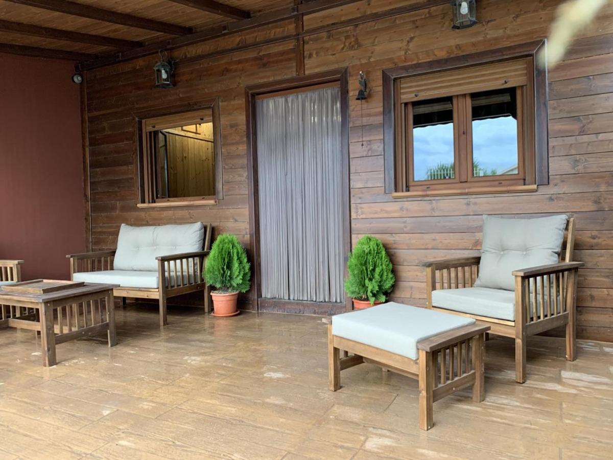 Casa Rural Alcala Cabana Del Herrero อัลกาลา เดล ฆูการ์ ภายนอก รูปภาพ